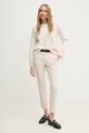 Свитер с примесью шерсти Sisley 16MHM105M бежевый AW24
