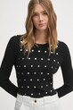 Светр Sisley чорний 1MNPM105J