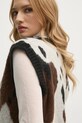 Жилетка з домішкою вовни Sisley 106QL4015 сірий