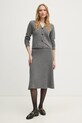 Sisley cardigan din lana 1044M602A gri AW24