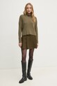 Sisley pulover din amestec de lână 106WM201U verde AW24