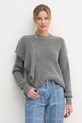 Светр Sisley вовна сірий 138YM105F