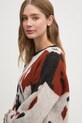 Sisley pulover din amestec de lana bej 106QL105N
