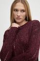 Sisley pulover din amestec de lana burgundia 1342M105E