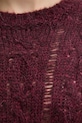 Sisley pulover din amestec de lana 1342M105E burgundia