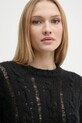 Sisley pulover din amestec de lana 1342M105E negru