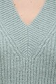 Calvin Klein sweter z domieszką wełny K20K207414 turkusowy