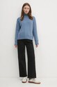 Calvin Klein pulover din amestec de lana K20K207437 albastru AW24