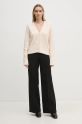 Calvin Klein cardigan con aggiunta di lana K20K207772 beige AW24