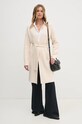 Calvin Klein cardigan din amestec de lana uni bej K20K208005