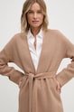 Calvin Klein cardigan con aggiunta di lana beige K20K208005