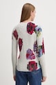 Odzież Desigual sweter MAXFLOWER SCRIBBL 24WWJF53 szary