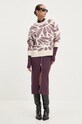 Desigual sweter KAMLOOPS 24WWJF57 beżowy AW24
