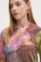 Пуловер с лен Desigual CAMO PETALS многоцветен 24WWJF75