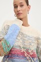 Desigual sweter GRAN SUDBURY beżowy 24WWJF59