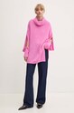 MMC STUDIO pulover de lână BITENEO BITENEO.SWEATER roz AW24