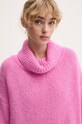MMC STUDIO pulover de lână BITENEO BITENEO.SWEATER roz