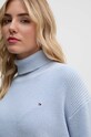 Πουλόβερ Tommy Hilfiger μπλε WW0WW43094