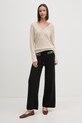 Tommy Hilfiger pulover de lana WW0WW43097 bej AW24
