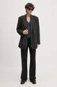 Vlněný svetr Tommy Hilfiger WW0WW43505 námořnická modř AW24