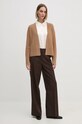 Tommy Hilfiger kardigan wełniany WW0WW43509 beżowy AW24