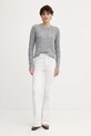 Tommy Hilfiger sweter wełniany WW0WW43586 szary AW25