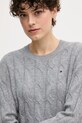 Odzież Tommy Hilfiger sweter wełniany WW0WW43586 szary