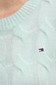 Tommy Hilfiger pulover WW0WW43586 turcoaz