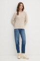 Πουλόβερ Tommy Hilfiger WW0WW43586 μπεζ AW24