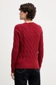 Odzież Tommy Hilfiger sweter wełniany WW0WW43586 bordowy