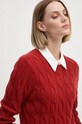 Svetr Tommy Hilfiger burgundské WW0WW43586