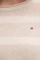 Πουλόβερ Tommy Hilfiger WW0WW44161 μπεζ