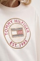 Bavlněná mikina Tommy Hilfiger WW0WW42891 béžová