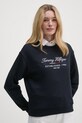 Tommy Hilfiger bluza WW0WW43574 bleumarin AW24