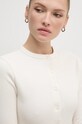 Kardigán Calvin Klein Jeans béžová J20J224643