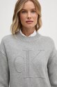 Πουλόβερ με προσθήκη μαλλιού Calvin Klein Jeans γκρί J20J224224
