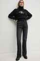 Calvin Klein Jeans pulover J20J224229 negru NC24