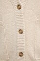 Ζακέτα από μίγμα μαλλιού Calvin Klein Jeans J20J224234 μπεζ