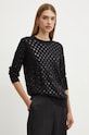 MICHAEL Michael Kors pulover de lana subtiri negru MF4612G4VR