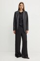 Μάλλινο πουλόβερ MICHAEL Michael Kors MF4612G4VR μαύρο AW24