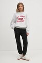 Хлопковая кофта Gant 4201234 серый NC24