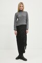 Шерстяной свитер MSGM 3742MDM212.247786 серый AW24