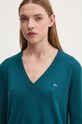 Пуловер Tommy Jeans тюркоазен DW0DW18670