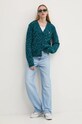 Светр Tommy Jeans DW0DW18672 бірюзовий AW24