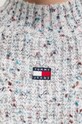 Pulover s dodatkom vune Tommy Jeans DW0DW18673 siva