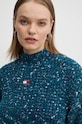 Tommy Jeans pulover din amestec de lana turcoaz DW0DW18673