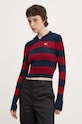 Свитер Tommy Jeans остальные тёмно-синий DW0DW18679