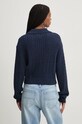 Odzież Tommy Jeans sweter bawełniany DW0DW18680 granatowy
