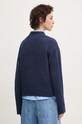 Oblečení Svetr z vlněné směsi Tommy Jeans DW0DW18681 námořnická modř