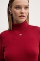 Tommy Jeans pulover burgundia DW0DW19686